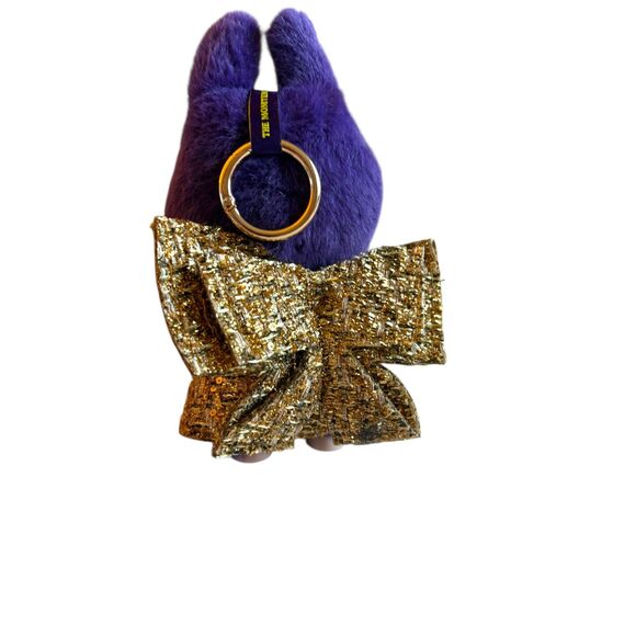 Labubu x Pronounce Wings of Fortune Purple Bag Charm POP MART Keychain Authentic - Picture 6 of 7